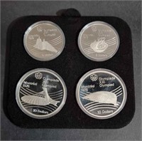 MONTREAL OLYMPICS SILVER PROOF SET SERIES 7