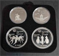 MONTREAL OLYMPICS SILVER PROOF SET SERIES 3