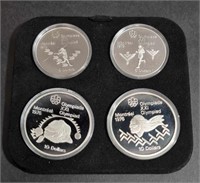 MONTREAL OLYMPICS SILVER PROOF SET SERIES 4