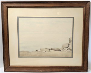 "Tranquility" Framed Watercolour Painting