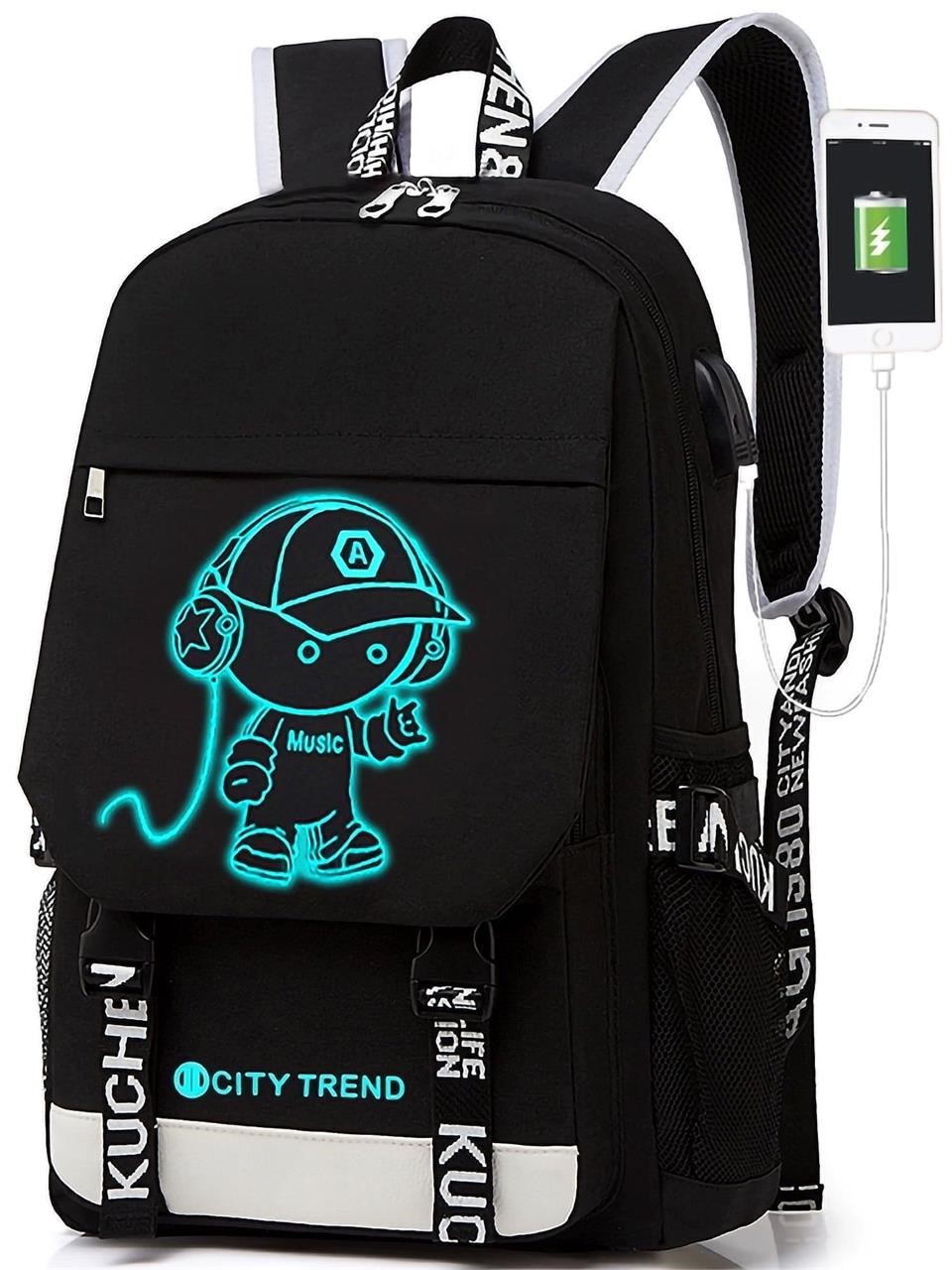 Luminous16" Laptop Backpack with USB Charge Port