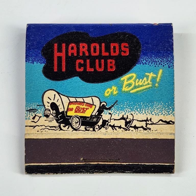 HAROLDS CLUB RENO FEATURE MATCHBOOK