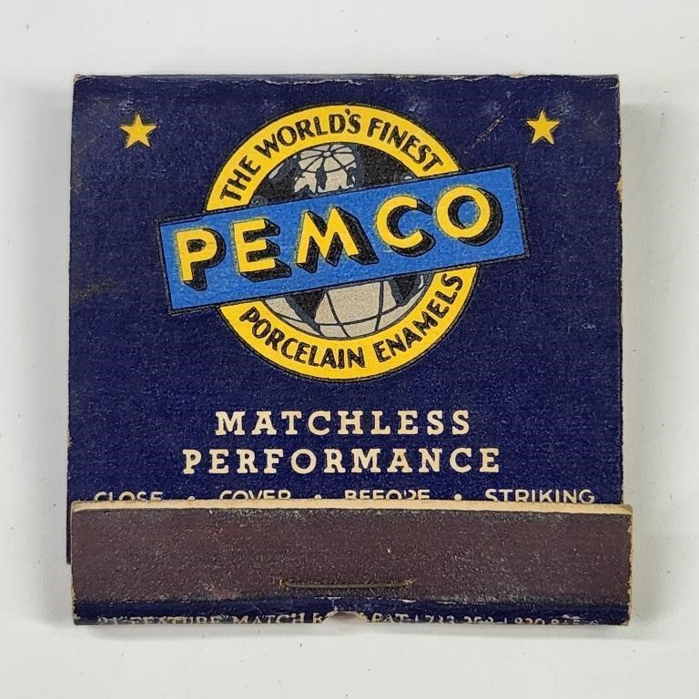 REMCO PORCELAIN SOLDIER FEATURE MATCHBOOK