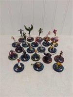 25 Misc Heroclix Figurines/cards not included