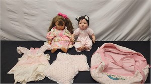 Baby Dolls with Accessories; Cabbage Patch