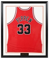 SIGNED SCOTTY PIPPEN CHICAGO BULLS JERSEY