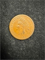 1884 Indian Head Penny with Full Liberty