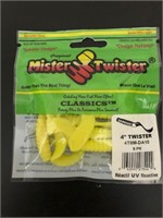 Mister Twister 4 inch Twister Yellow Classics