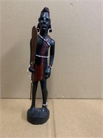 African Hand Carved Wooden Statue