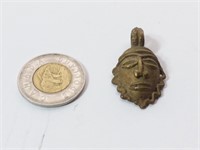 Pendentif Africain Ashanti bronze"cire perdu"