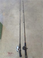 (2) Rod and Reels 66" Long