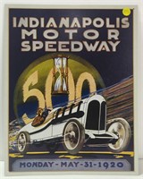 Indianapolis Motor Speedway Tin Sign