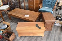 Coffee Table,Trunk & End Table