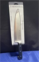 HENCKELS 8" classic forged chefs knife .