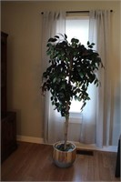 Artificial tree, 67"H, flower pot not included