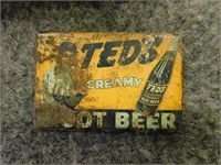 Ted's (Williams) Creamy Root Beer pocket mirror,