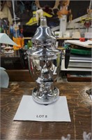 1960's chrome samovar with bakelite handles