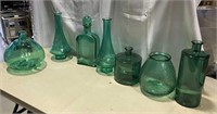 7pc Asstd Large Decorative Bottles $550