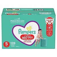 Pampers Diapers Size 5, 128 Count