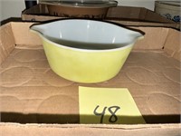 Vintage Pyrex Yellow Bowl Casserole