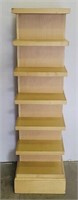 Wooden Double Sided 6-Shelf Unit