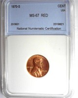 1970-S Cent NNC MS-67 RD