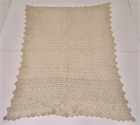 Crochet spread - Beige - 60" x 75"