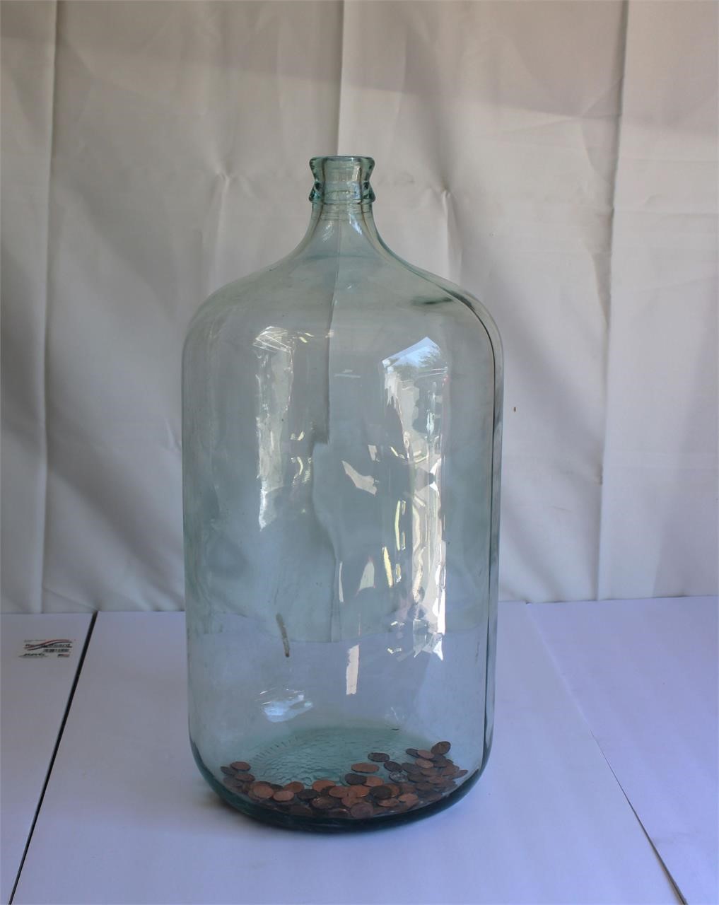 Large Glass Bottle 21" Tall