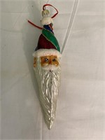 1997 CHRISTOPHER RADKO 3 FACE SANTA ORNAMENT