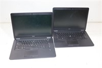 (2) DELL LATITUDE E7450 LAPTOPS