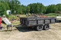 7' X 11' TANDEM AXLE TRAILER- NO OWNERSHIP
