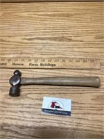 Plumb ball peen hammer