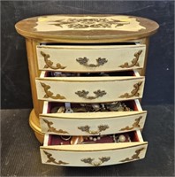 Costume Jewelry & Jewelry Box