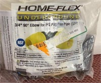 Home Flex 3/4" 90° Elbow for Poly Gas Pipe
