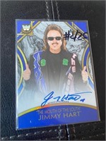 JIMMY HART WWE AUTO 25 MADE SP