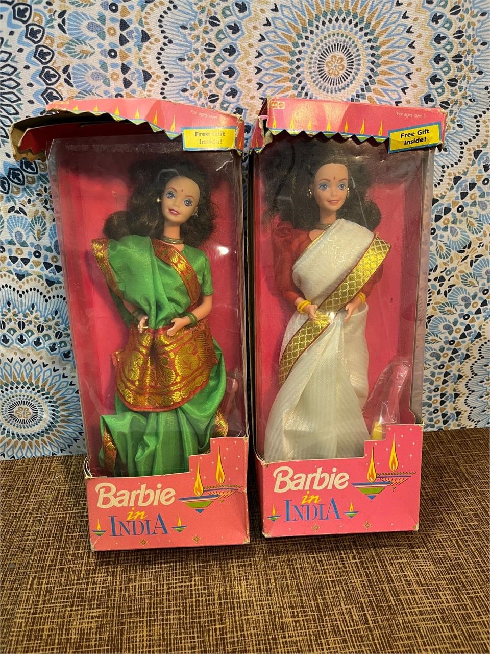Vintage Barbie In India by Mattel 1995 - Qty 2