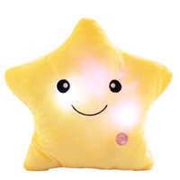 sofipal Creative Twinkle Star Shaped Plush Pillow,