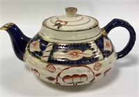 Polychrome Decorated Tea Pot