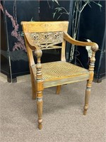 Carved Wooden Anglo Indian Chair