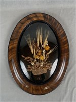 Oval Dried Flower Picture