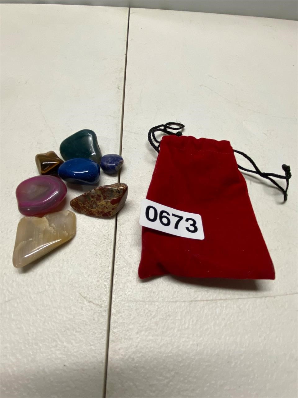 Bag of Polished Gemstones