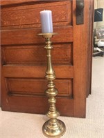 Brass, floor candle holder, 32 inches tall