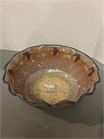 Zrike Avignon Ceramic Hand Painte bowls  12”&13”