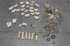 ~86 Assorted PVC Pipe Fittings
