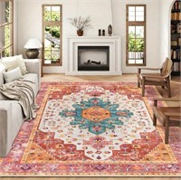 Used - (Size: 84 x 60") Area Rugs Washable Non
