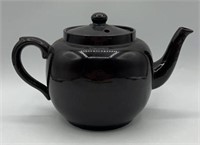 Dark Brown Ceramic Tea Pot W/ Lid