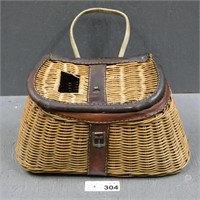 Early Fishing Creel Basket