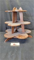 Wooden 3-tier stand