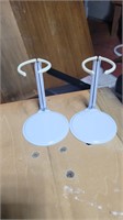 Pair of 3.5" doll stands