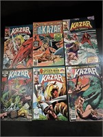 Lot of Kazar the Savage Comics